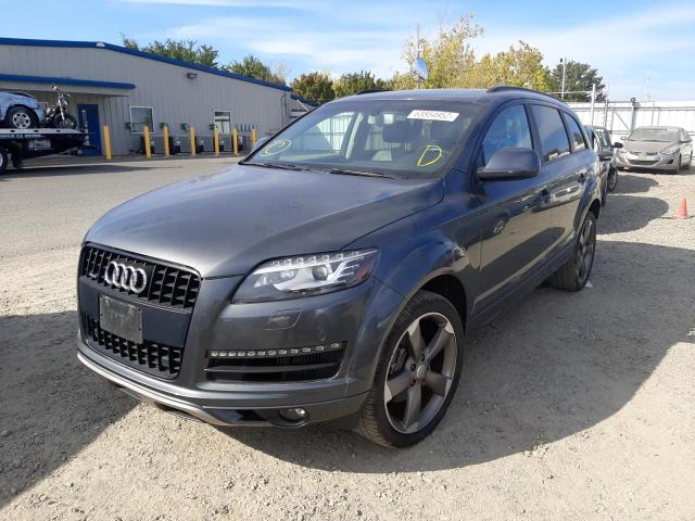 WA1LMAFE1FD005245 - 2015 AUDI Q7 TDI PRE GRAY photo 2