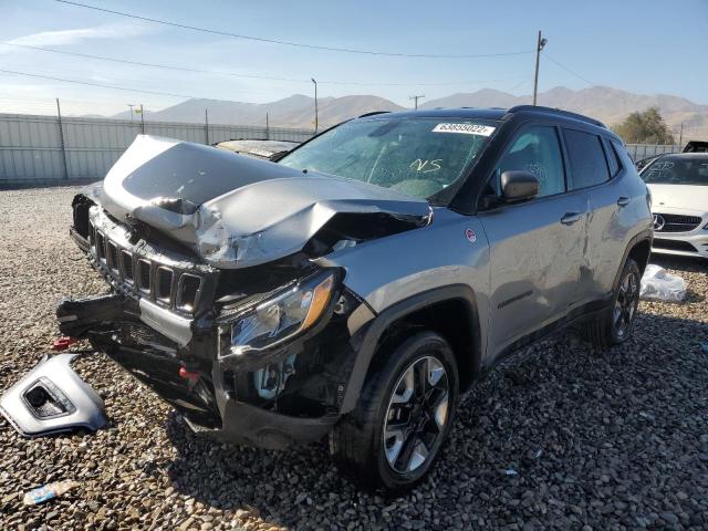 3C4NJDDB1JT450895 - 2018 JEEP COMPASS SILVER photo 2