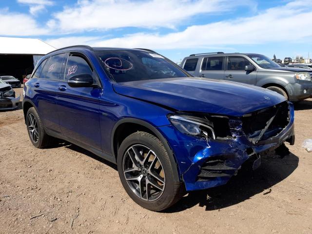 WDC0G5EB0JF400264 - 2018 MERCEDES-BENZ GLC 350E BLUE photo 1