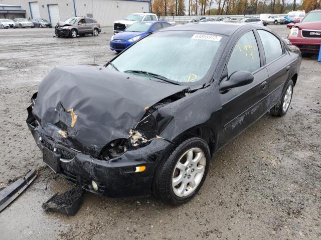 1B3ES56C93D255193 - 2003 DODGE NEON SXT BLACK photo 2