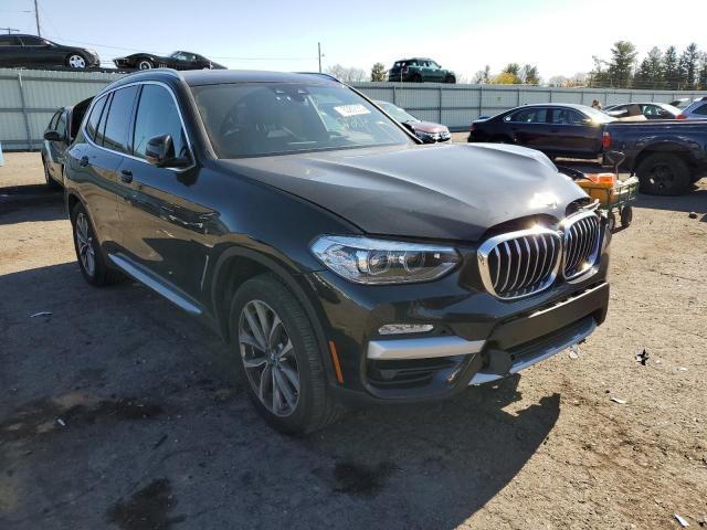 5UXTR9C56KLE18032 - 2019 BMW X3 XDRIVE3 BLACK photo 1