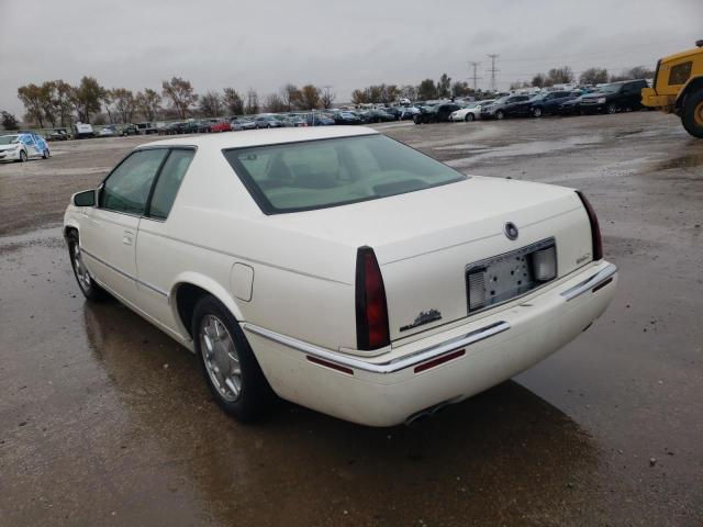 1G6EL12YX1B105613 - 2001 CADILLAC ELDORADO E WHITE photo 3