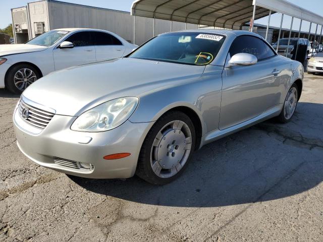 JTHFN48Y920001596 - 2002 LEXUS SC 430 SILVER photo 2