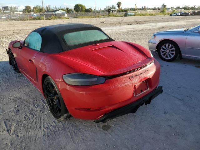 WP0CB2A88JS229068 - 2018 PORSCHE BOXSTER S RED photo 3