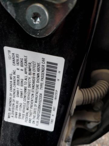 2HGFC2E89KH****** - 2019 HONDA CIVIC SPOR 黑色 照片 12