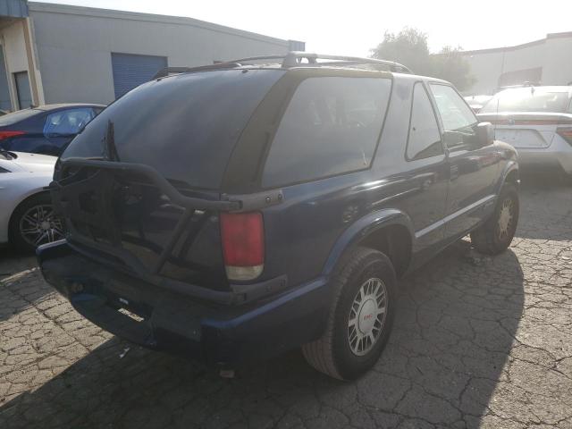 1GKCT18W21K221449 - 2001 GMC JIMMY BLUE photo 4