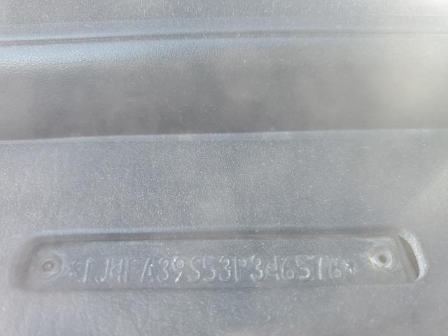 1J4FA39S53P346578 - 2003 JEEP WRANGLER C GRAY photo 10