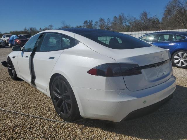 5YJSA1E58MF436070 - 2021 TESLA MODEL S Blanco foto 3