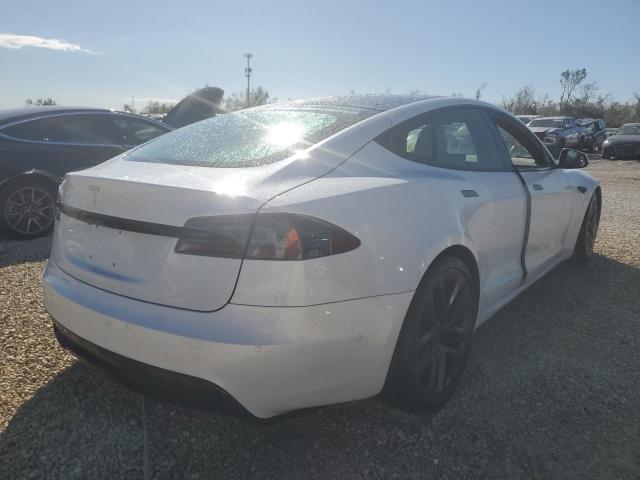5YJSA1E58MF436070 - 2021 TESLA MODEL S Blanco foto 4