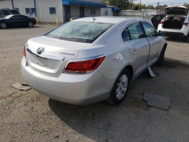 1G4GB5GG9AF141815 - 2010 BUICK LACROSSE C SILVER photo 4