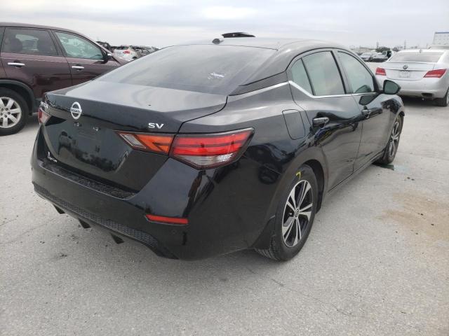 3N1AB8CV3LY281809 - 2020 NISSAN SENTRA SV BLACK photo 4