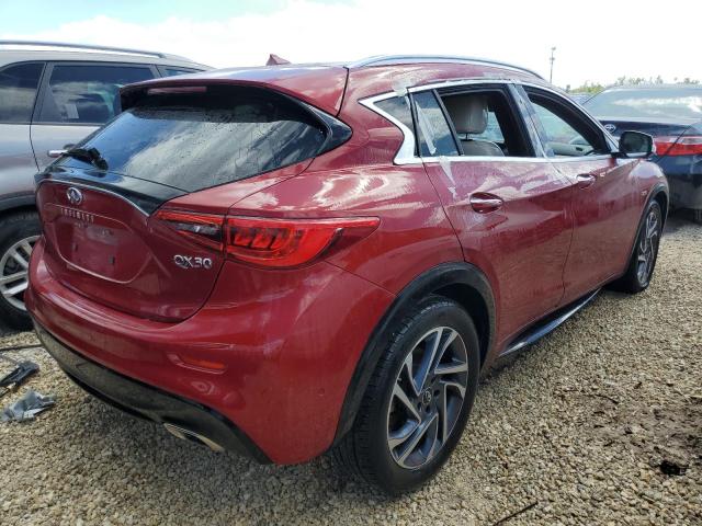 SJKCH5CP8JA049693 - 2018 INFINITI QX30 BASE BURGUNDY photo 4