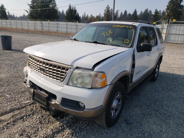 1FMZU74W72ZA64579 - 2002 FORD EXPLORER E WHITE photo 2