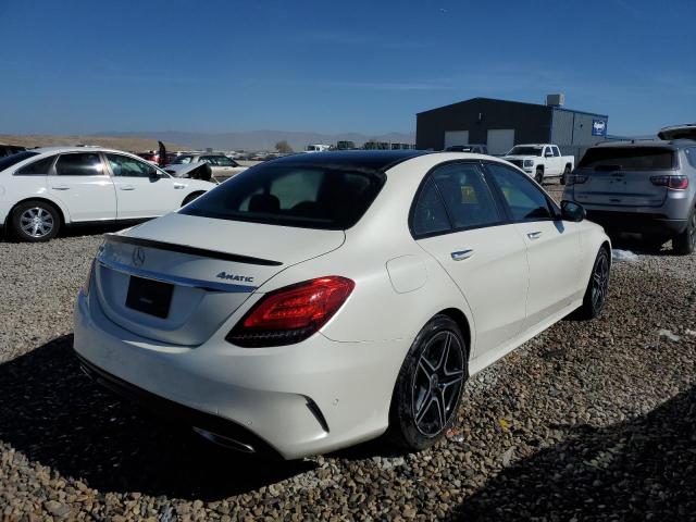 55SWF8EB6LU326231 - 2020 MERCEDES-BENZ C 300 4MAT WHITE photo 4