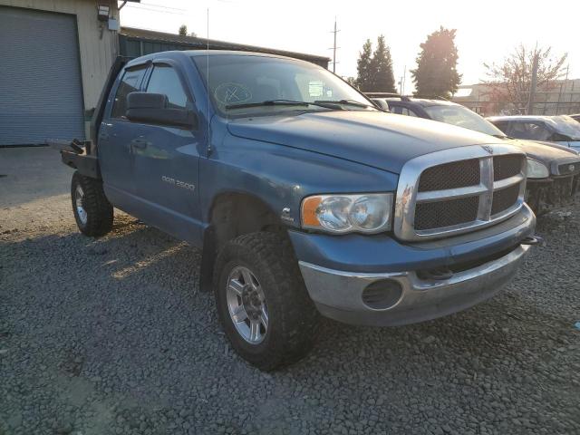 3D7KU28C64G268551 - 2004 DODGE RAM 2500 S BLUE photo 1