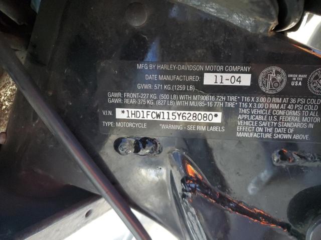 1HD1FCW115Y628080 - 2005 HARLEY-DAVIDSON FLHTCUI 棕色 照片 10