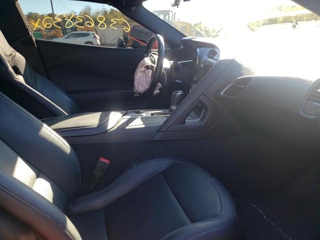 1G1YB2D71K5100753 - 2019 CHEVROLET CORVETTE S RED photo 5