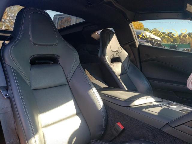 1G1YB2D71K5100753 - 2019 CHEVROLET CORVETTE S RED photo 6