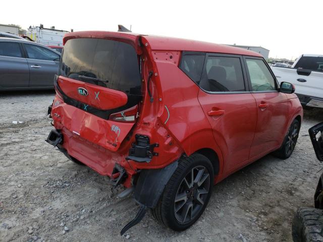 KNDJ63AU0M7751568 - 2021 KIA SOUL GT LI RED photo 4