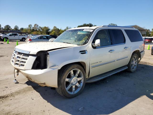 1GYS3HEF9CR108574 - 2012 CADILLAC ESCALADE E WHITE photo 2