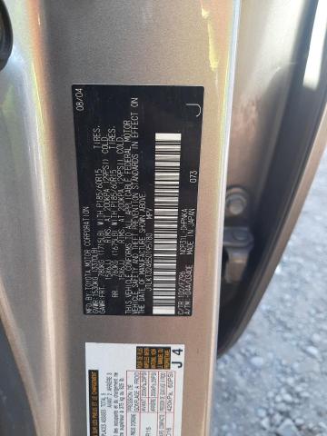 JTLKT324850195780 - 2005 TOYOTA SCION XB ვერცხლისფერი ფოტო 10