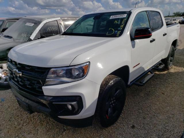1GCGTCEN7N1116003 - 2022 CHEVROLET COLORADO L WHITE photo 2