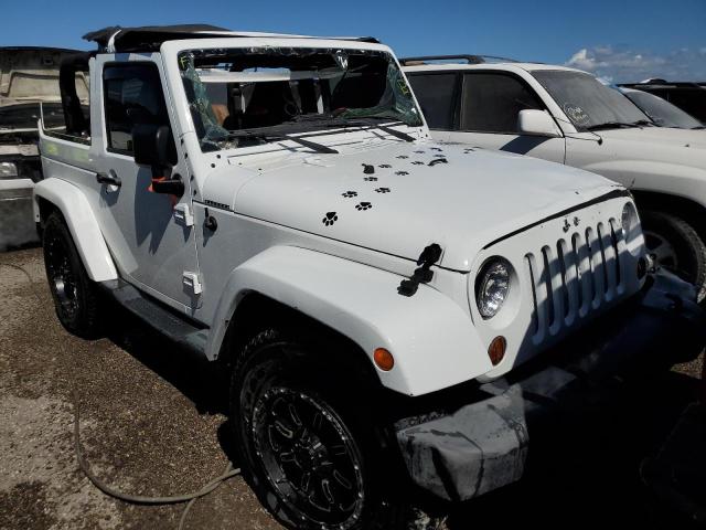 1C4AJWBG3DL635409 - 2013 JEEP WRANGLER S WHITE photo 1