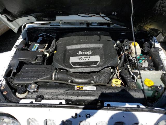 1C4AJWBG3DL635409 - 2013 JEEP WRANGLER S WHITE photo 7