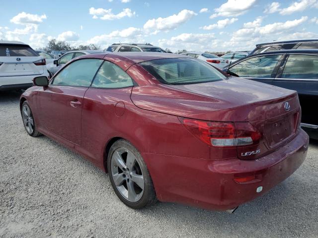 JTHFE2C22A2501383 - 2010 LEXUS IS 350 RED photo 3