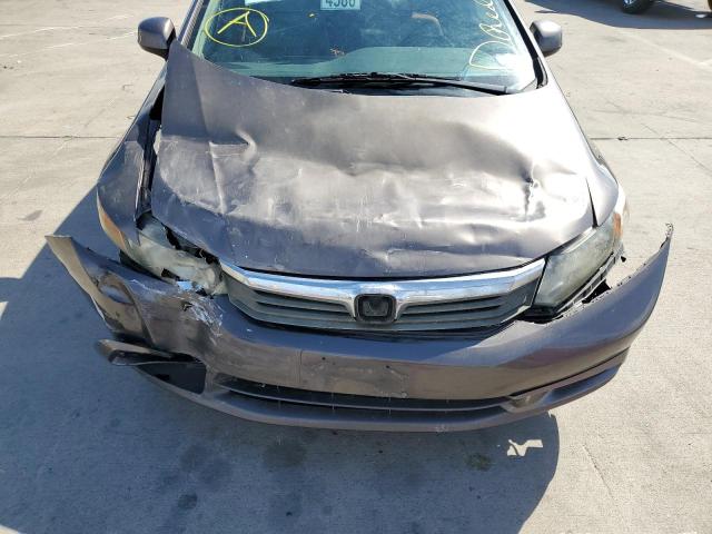 2HGFB2F90CH512817 - 2012 HONDA CIVIC EXL Boz foto 9