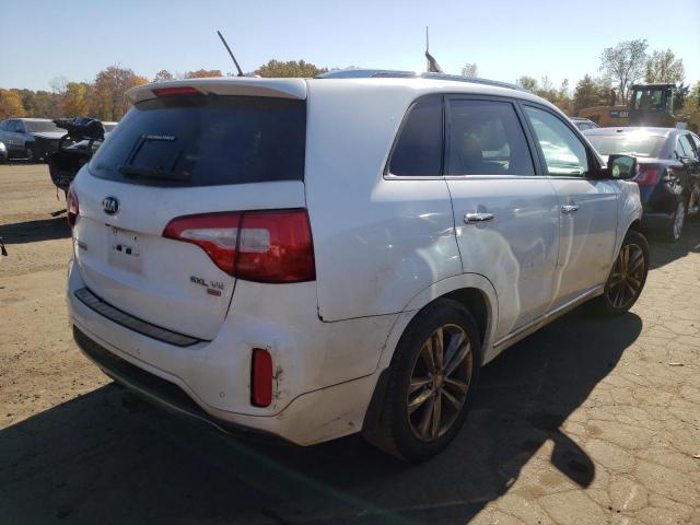 5XYKWDA70EG495697 - 2014 KIA SORENTO SX WHITE photo 4