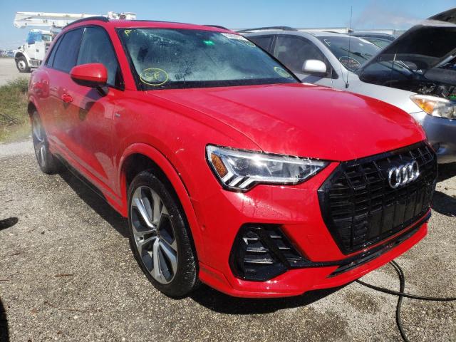 WA1EECF3XM1115242 - 2021 AUDI Q3 PREMIUM RED photo 1