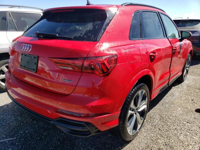 WA1EECF3XM1115242 - 2021 AUDI Q3 PREMIUM RED photo 4