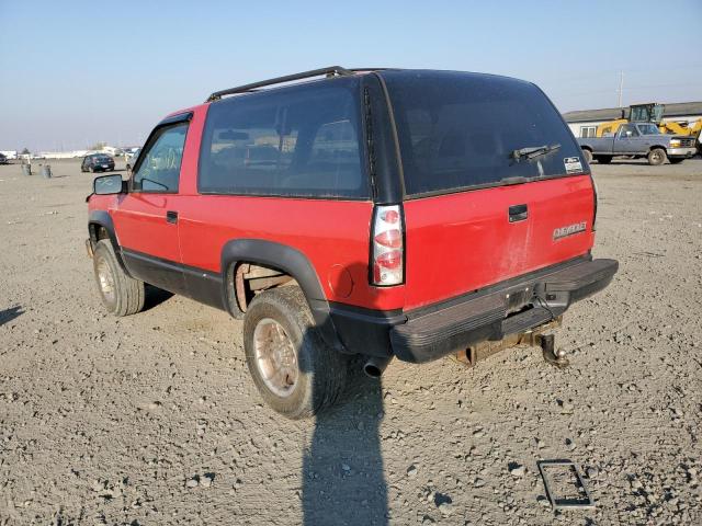 1GNEK18KXPJ379435 - 1993 CHEVROLET BLAZER K15 RED photo 3