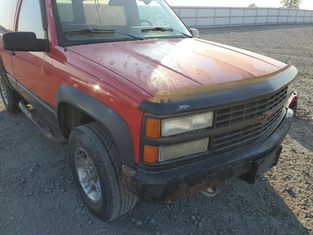 1GNEK18KXPJ379435 - 1993 CHEVROLET BLAZER K15 RED photo 9