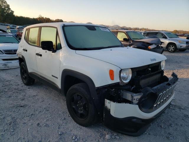 ZACCJBAB2JPH46158 - 2018 JEEP RENEGADE S WHITE photo 1
