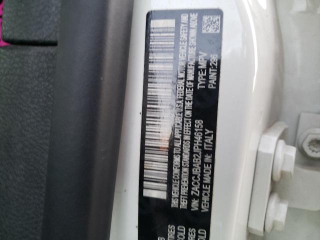 ZACCJBAB2JPH46158 - 2018 JEEP RENEGADE S WHITE photo 10