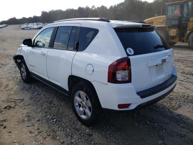 1C4NJCBA2FD148985 - 2015 JEEP COMPASS SP WHITE photo 3