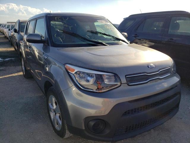 KNDJN2A28K7683142 - 2019 KIA SOUL GRAY photo 1