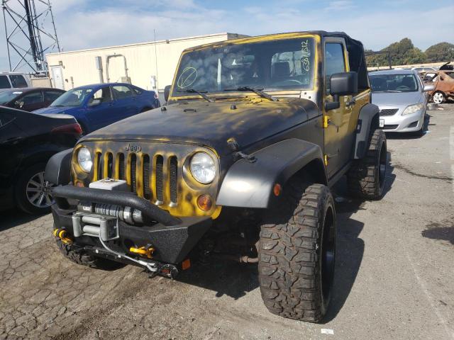 1J8GA64197L221325 - 2007 JEEP WRANGLER R YELLOW photo 2