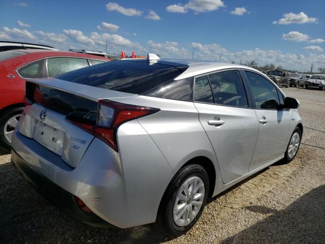 JTDKAMFUXM3141444 - 2021 TOYOTA PRIUS SPEC SILVER photo 4