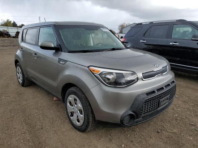 KNDJN2A23E7075002 - 2014 KIA SOUL GRAY photo 1