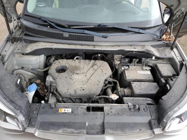 KNDJN2A23E7075002 - 2014 KIA SOUL GRAY photo 7