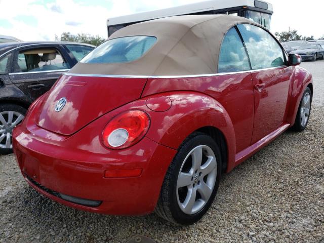 3VWSF31Y26M327015 - 2006 VOLKSWAGEN NEW BEETLE RED photo 4