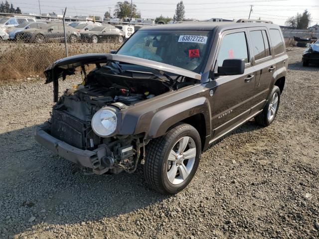 1C4NJRFBXED760310 - 2014 JEEP PATRIOT BLACK photo 2