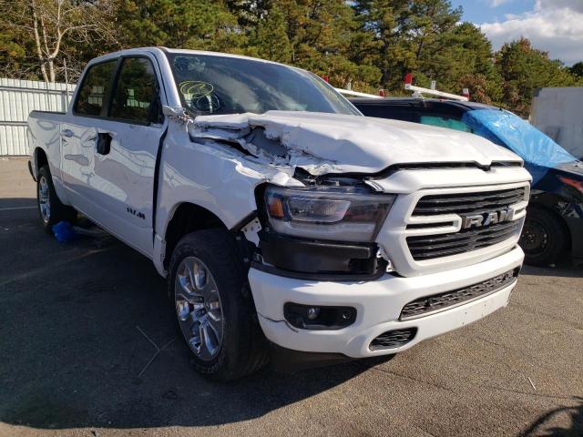 1C6SRFFTXKN532761 - 2019 RAM 1500 BIG H WHITE photo 1