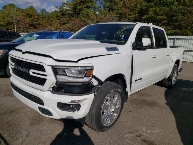 1C6SRFFTXKN532761 - 2019 RAM 1500 BIG H WHITE photo 2