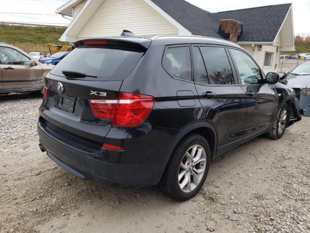 5UXWX7C59BL734951 - 2011 BMW X3 XDRIVE3 BLACK photo 4