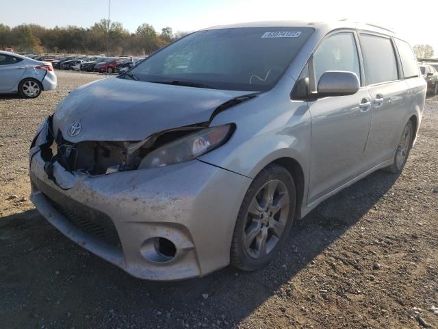 5TDXK3DC9BS125853 - 2011 TOYOTA SIENNA SPO GRAY photo 2