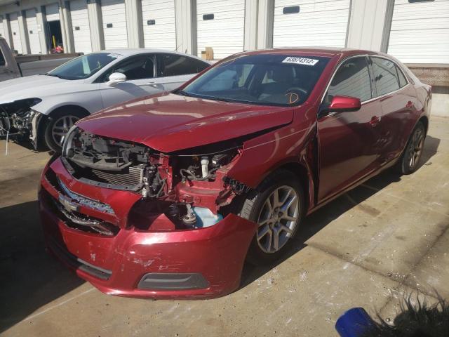 1G11D5RR6DF108321 - 2013 CHEVROLET MALIBU 1LT Қызыл фото 2